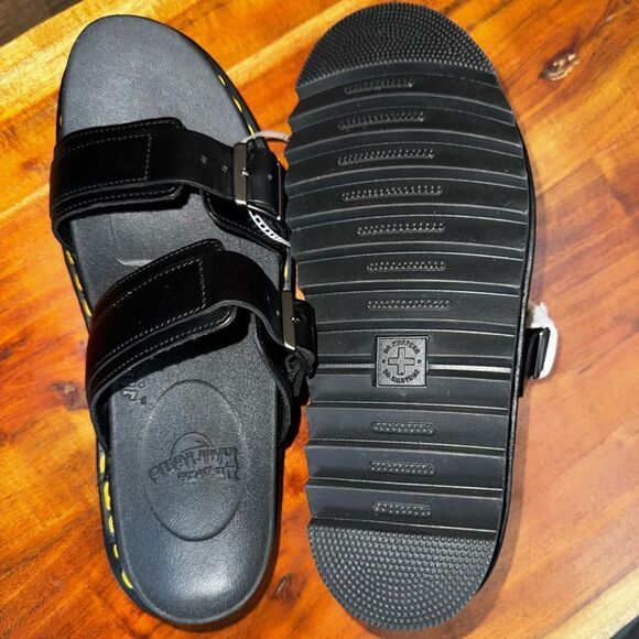 Dr. Martens Myles Slide Sandal Black new sz 11 - Picture 10 of 14